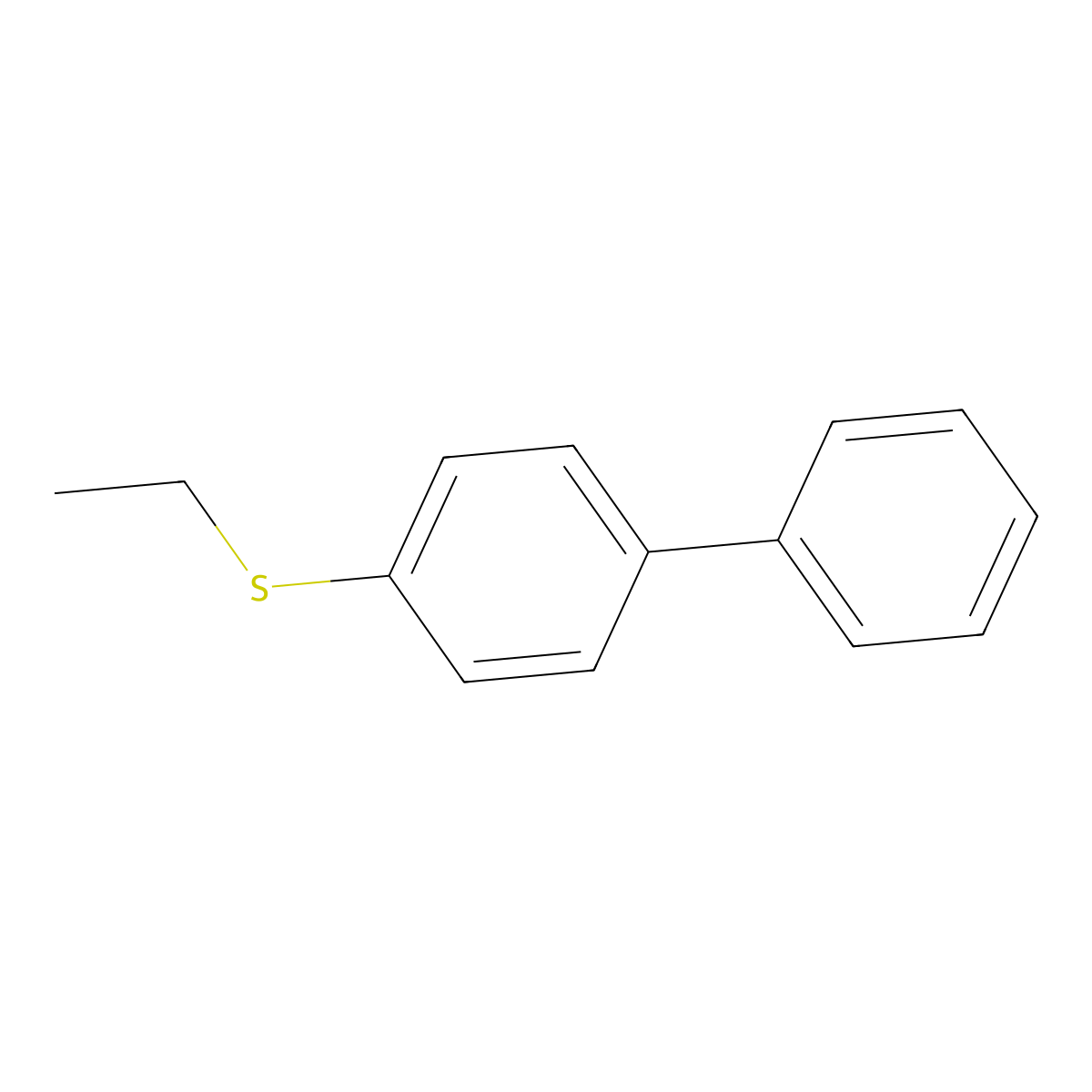 4-(Ethylthio)biphenyl molecular structure, CAS 100887-08-9