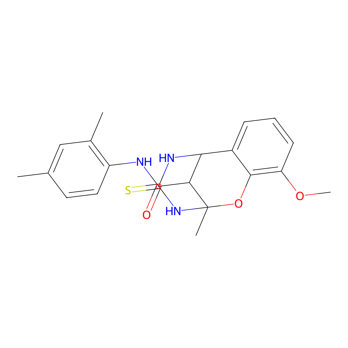N-(2,4-dimethylphenyl)-10-methoxy-2-methyl-4-thioxo-3,4,5,6-tetrahydro-2H-2,6-methano-1,3,5-benzoxadiazocine-11-carboxamide molecular structure, CAS 1008966-06-0