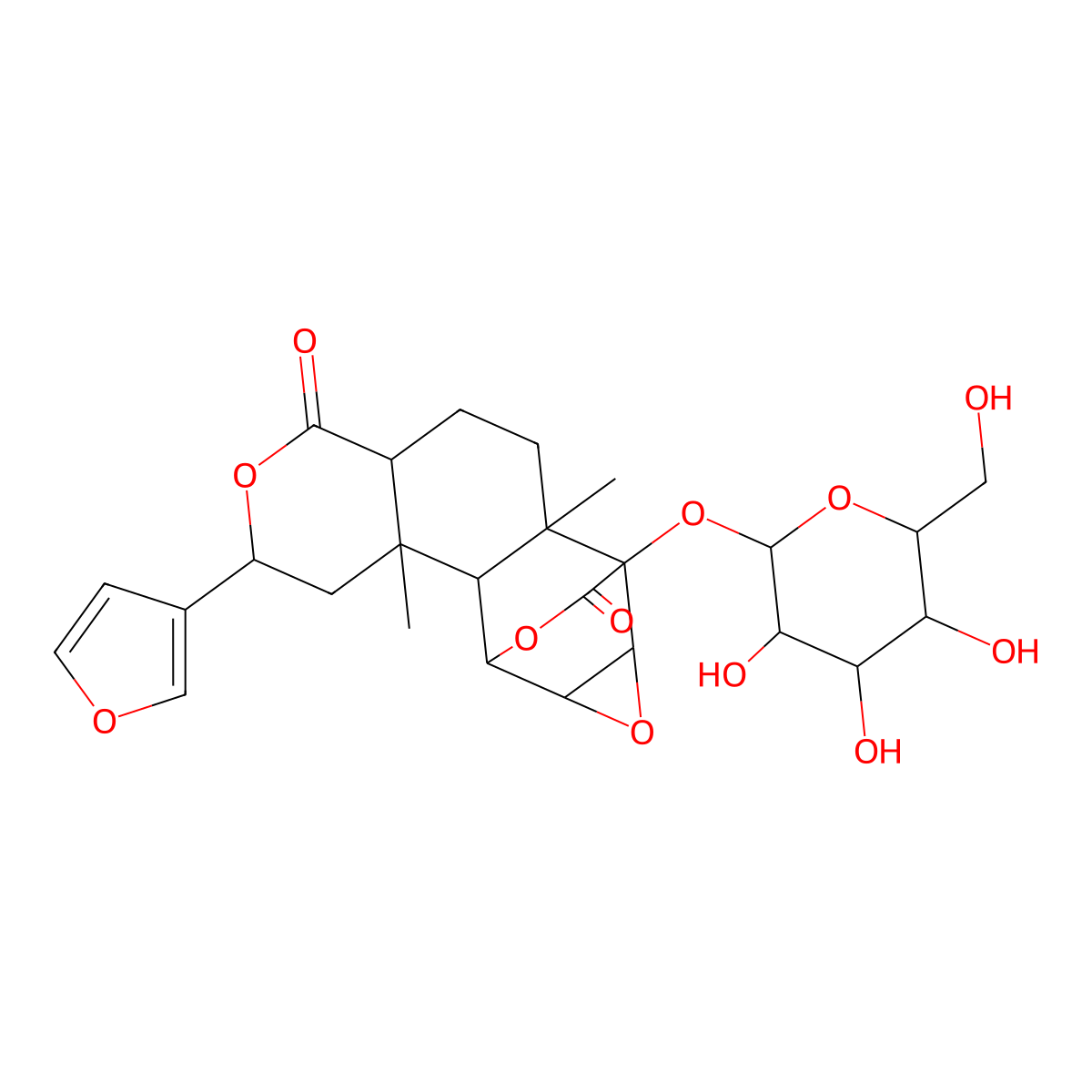 Palmatoside A molecular structure, CAS 100899-58-9