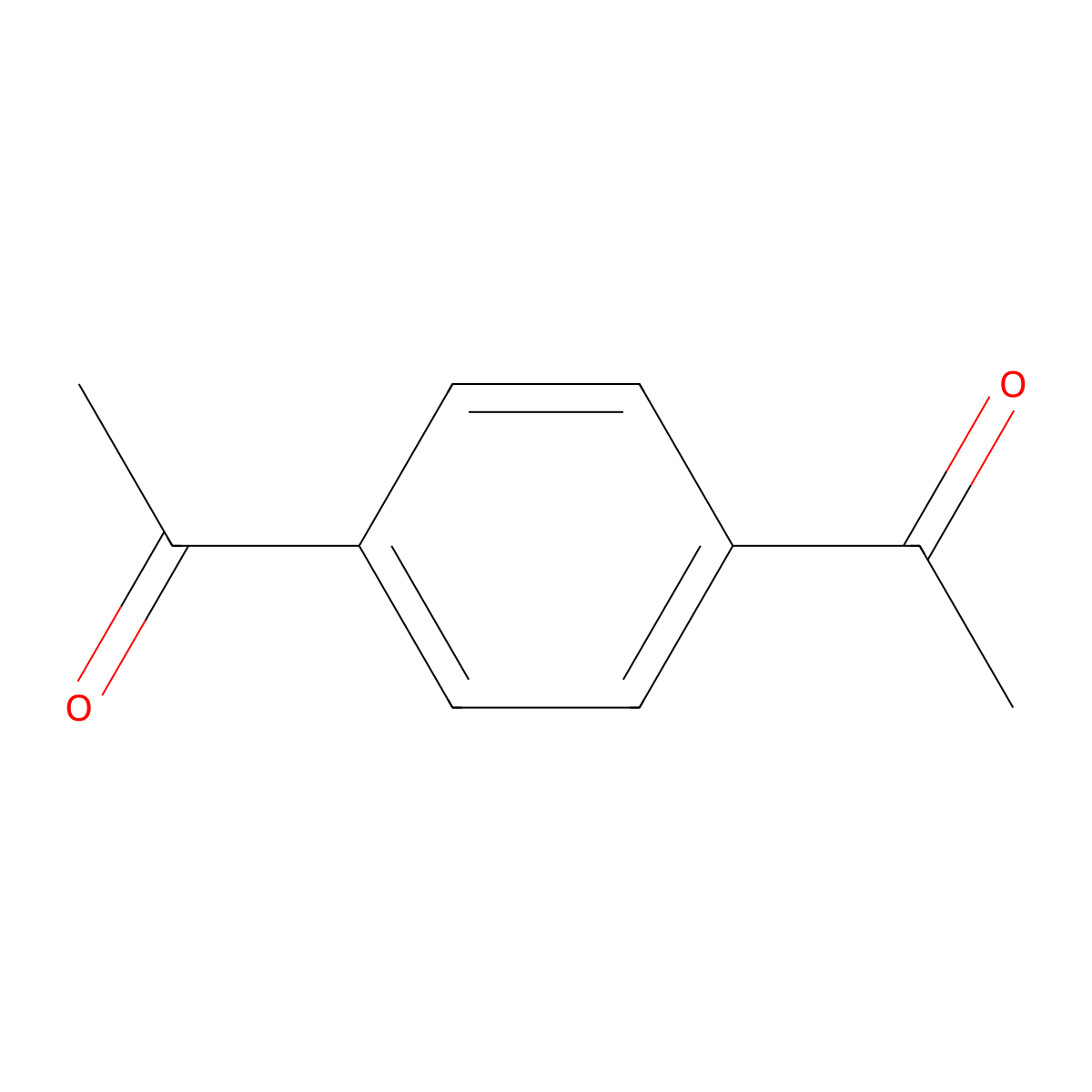1,4-Diacetylbenzene molecular structure, CAS 1009-61-6