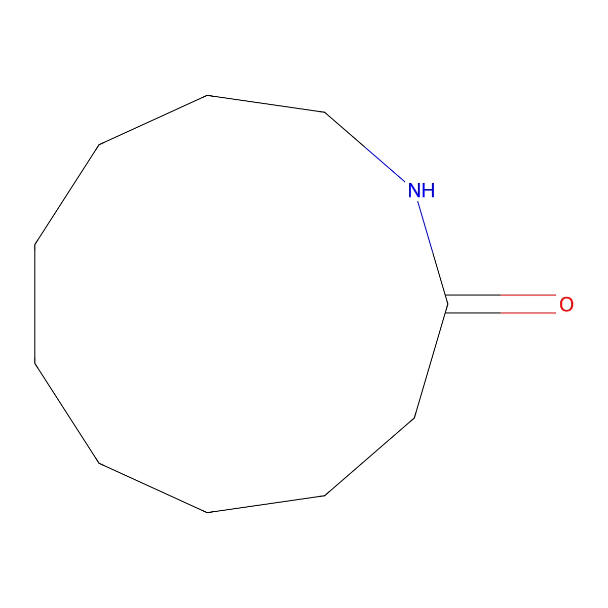 Azacycloundecan-2-one molecular structure, CAS 1009-89-8