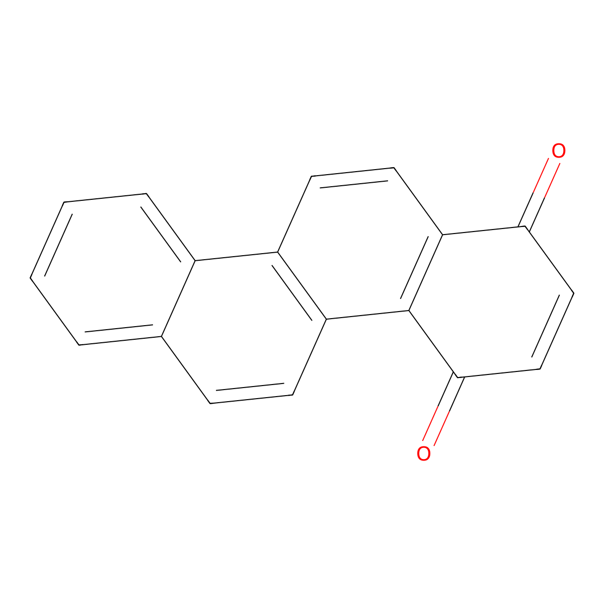 1,4-Chrysenedione molecular structure, CAS 100900-16-1