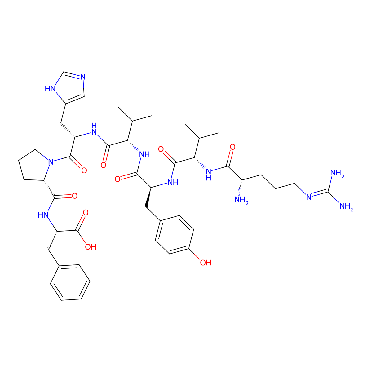 (Val4)-angiotensin III molecular structure, CAS 100900-28-5