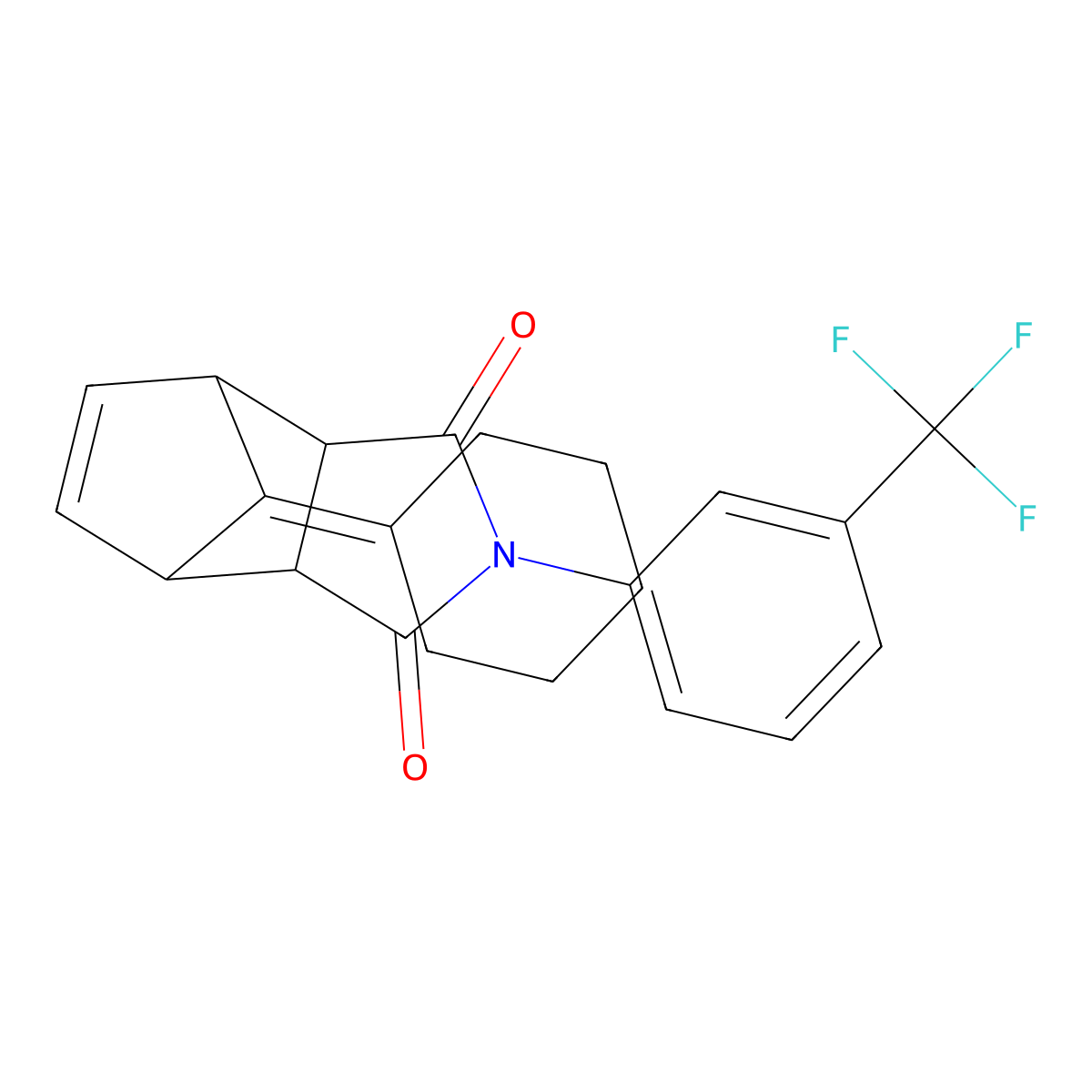 C22H20F3NO2 molecular structure, CAS 1009039-12-6