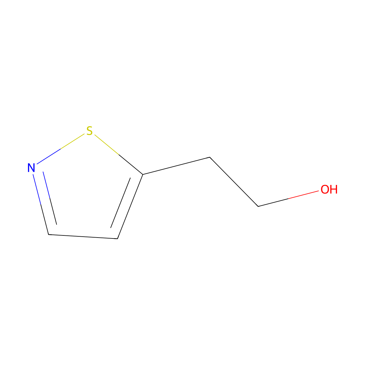 2-(1,2-Thiazol-5-yl)ethan-1-ol molecular structure, CAS 1009068-65-8