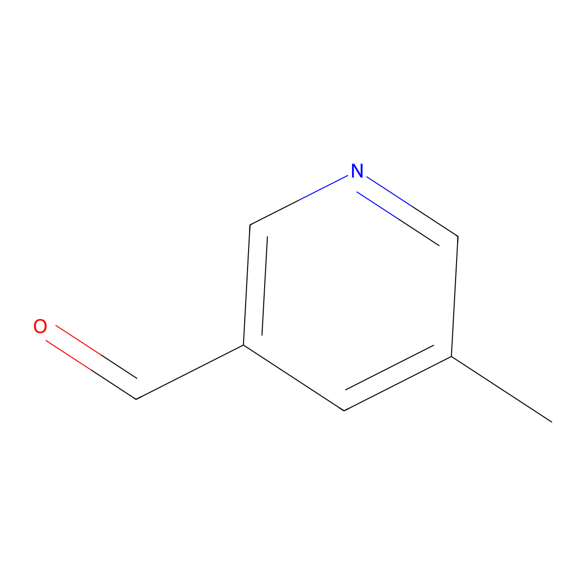 5-Methylpyridine-3-carbaldehyde molecular structure, CAS 100910-66-5