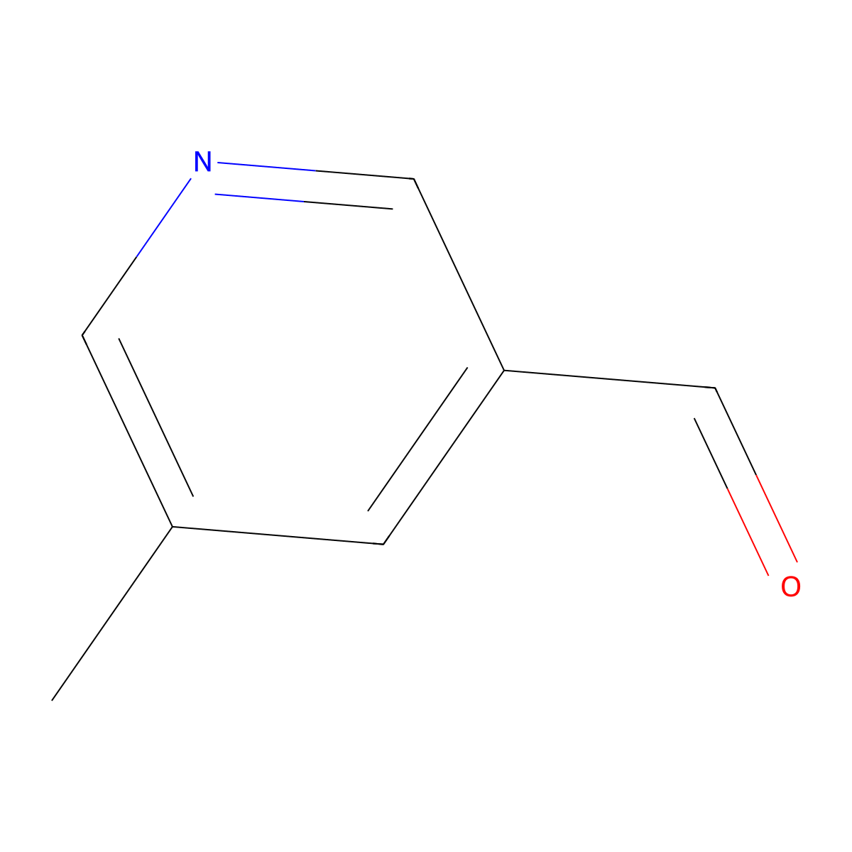5-Methylpyridine-3-carbaldehyde molecular structure, CAS 100910-66-5