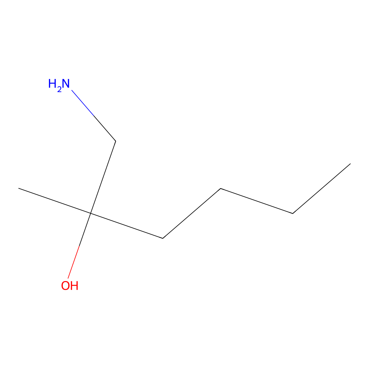 1-Amino-2-methylhexan-2-ol molecular structure, CAS 100911-67-9
