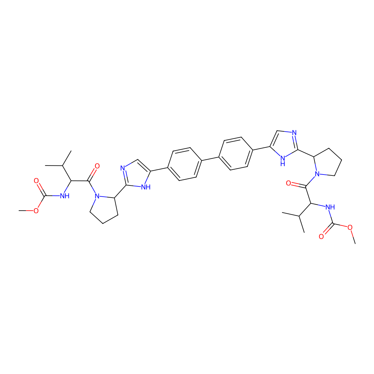 Daclatasvir molecular structure, CAS 1009119-64-5