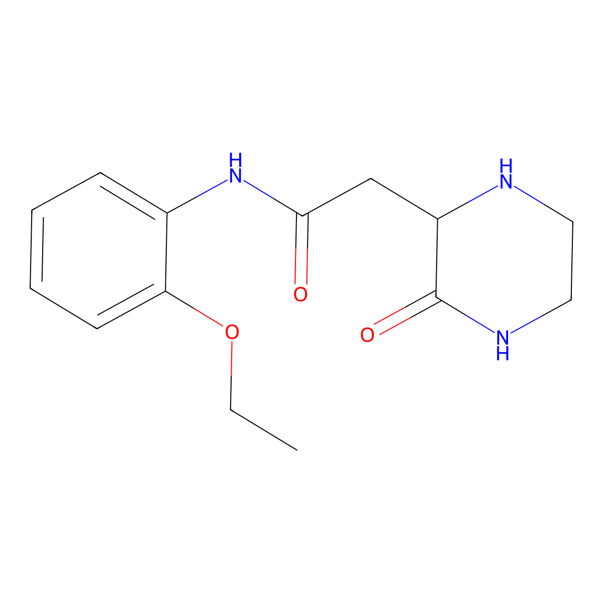 N-(2-ethoxyphenyl)-2-(3-oxopiperazin-2-yl)acetamide molecular structure, CAS 1009236-38-7