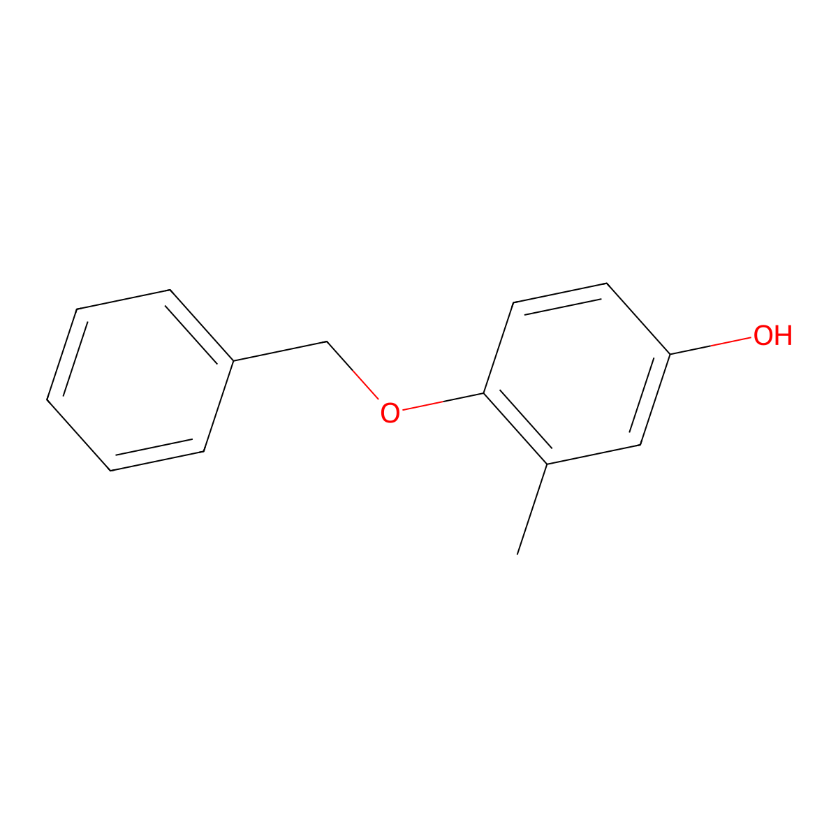 4-(Benzyloxy)-3-methylphenol molecular structure, CAS 100927-02-4