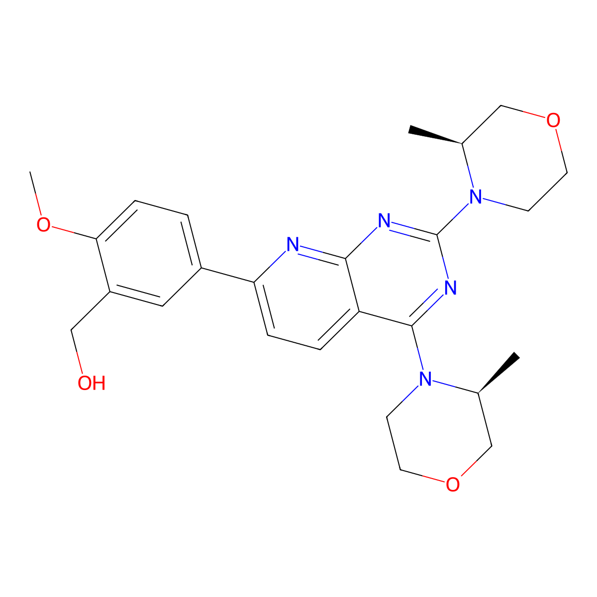 Azd8055 molecular structure, CAS 1009298-09-2