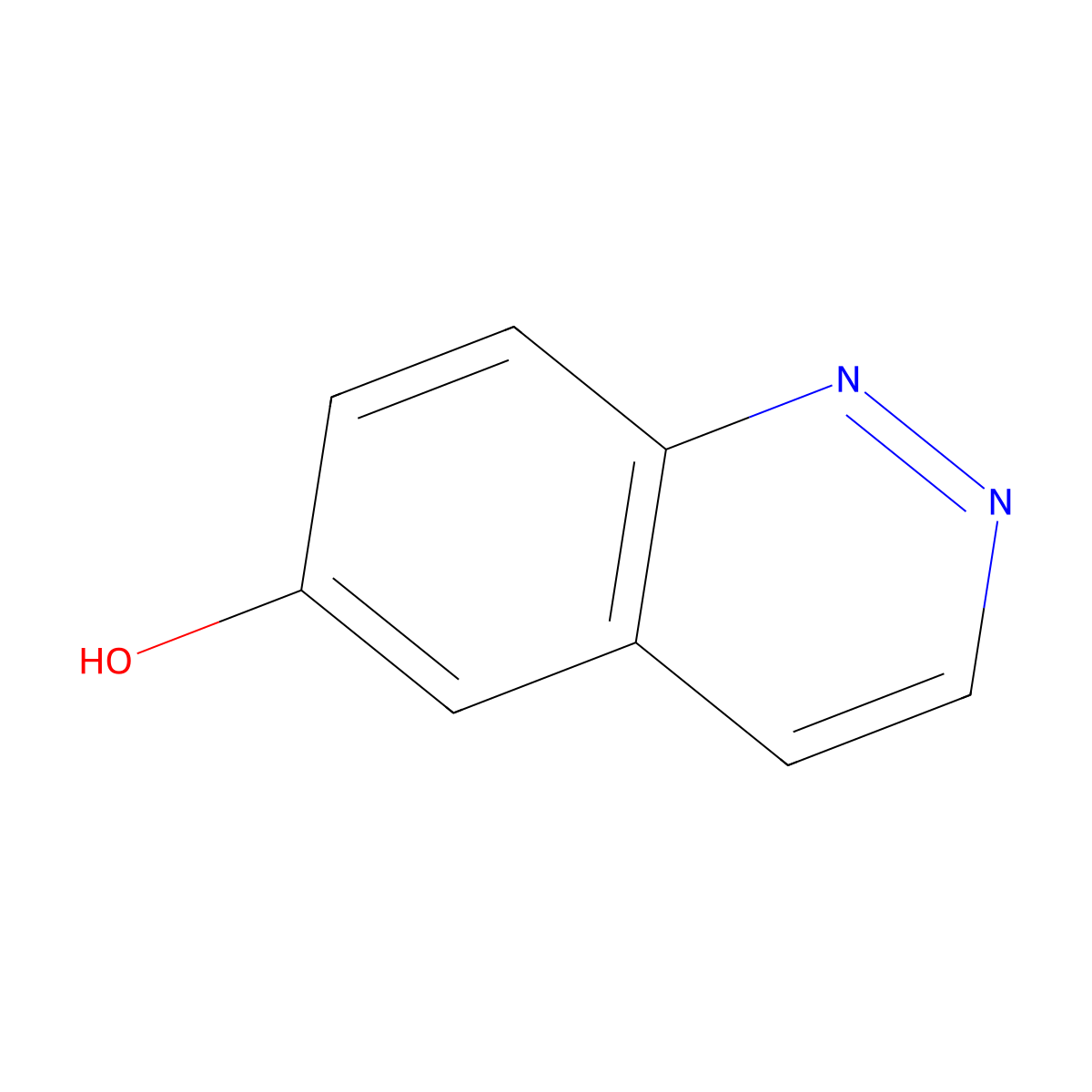 Cinnolin-6-ol molecular structure, CAS 100949-05-1