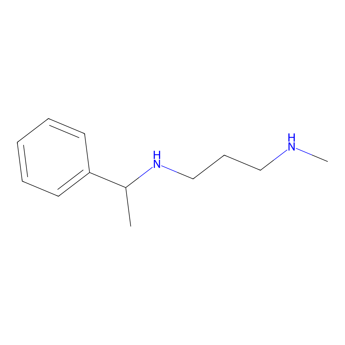 N1-Methyl-N3-(1-phenylethyl)-1,3-propanediamine molecular structure, CAS 1009511-79-8