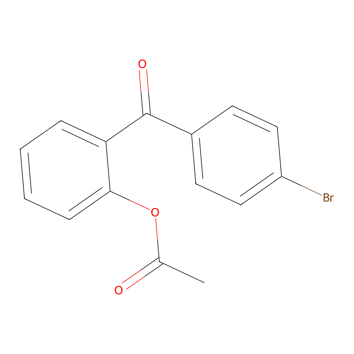 2-Acetoxy-4'-bromobenzophenone molecular structure, CAS 100954-50-5