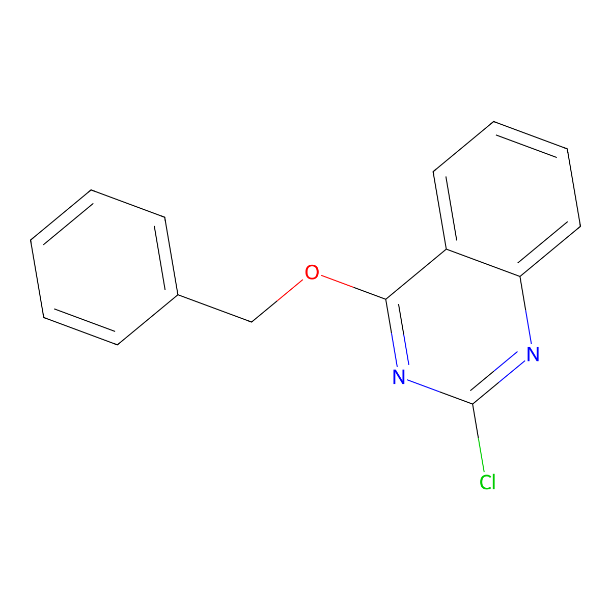 4-(Benzyloxy)-2-chloroquinazoline molecular structure, CAS 100954-66-3
