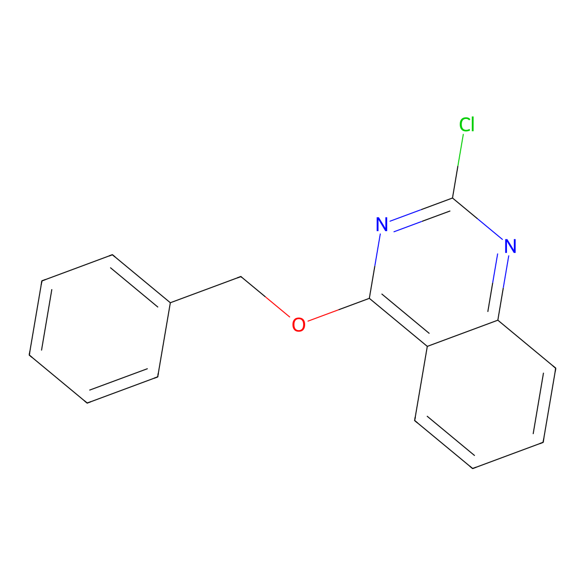 4-(Benzyloxy)-2-chloroquinazoline molecular structure, CAS 100954-66-3