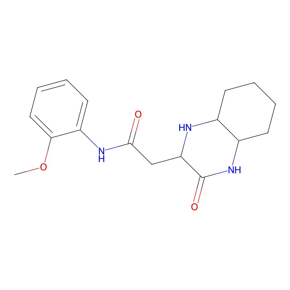 N-(2-methoxyphenyl)-2-(3-oxodecahydroquinoxalin-2-yl)acetamide molecular structure, CAS 1009578-50-0