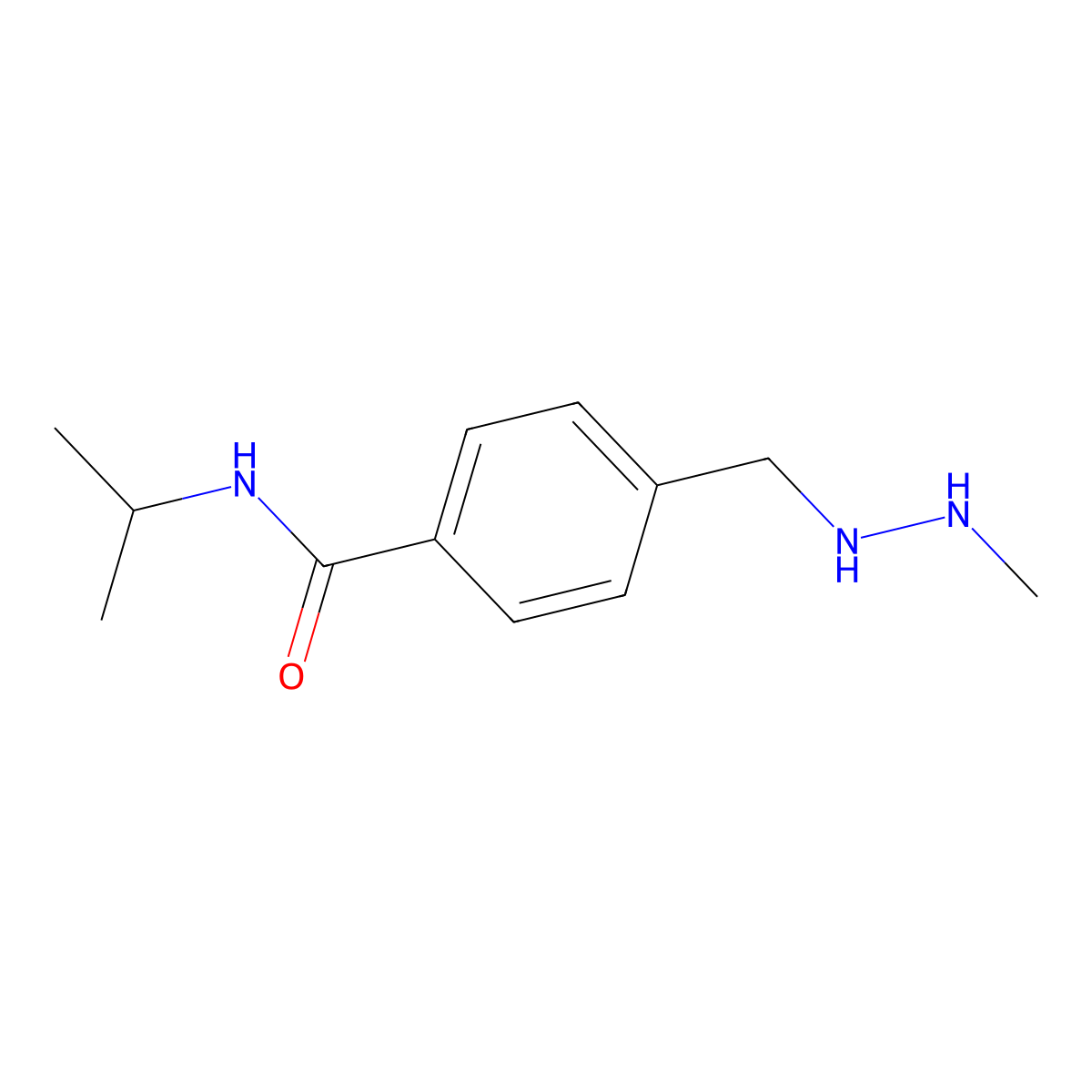 Procarbazine molecular structure, CAS 1009586-08-6