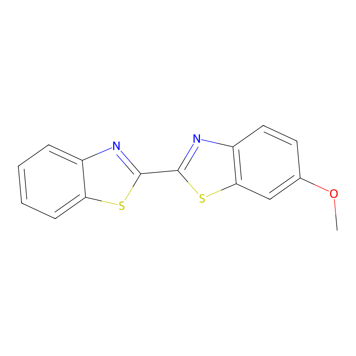 6-Methoxy-2,2'-bibenzo[d]thiazole molecular structure, CAS 100965-79-5