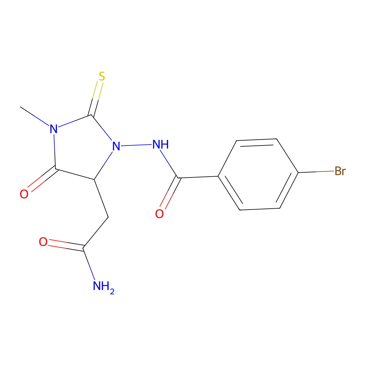 C13H13BrN4O3S molecular structure, CAS 1009717-03-6