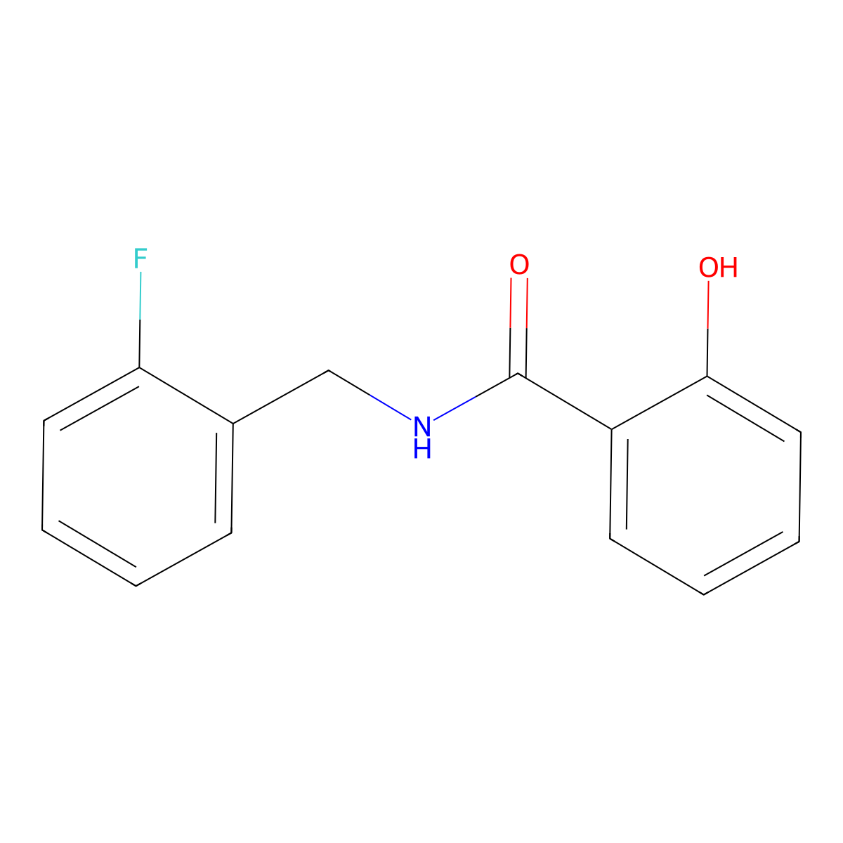 n-(2-Fluorobenzyl)-2-hydroxybenzamide molecular structure, CAS 1009896-52-9