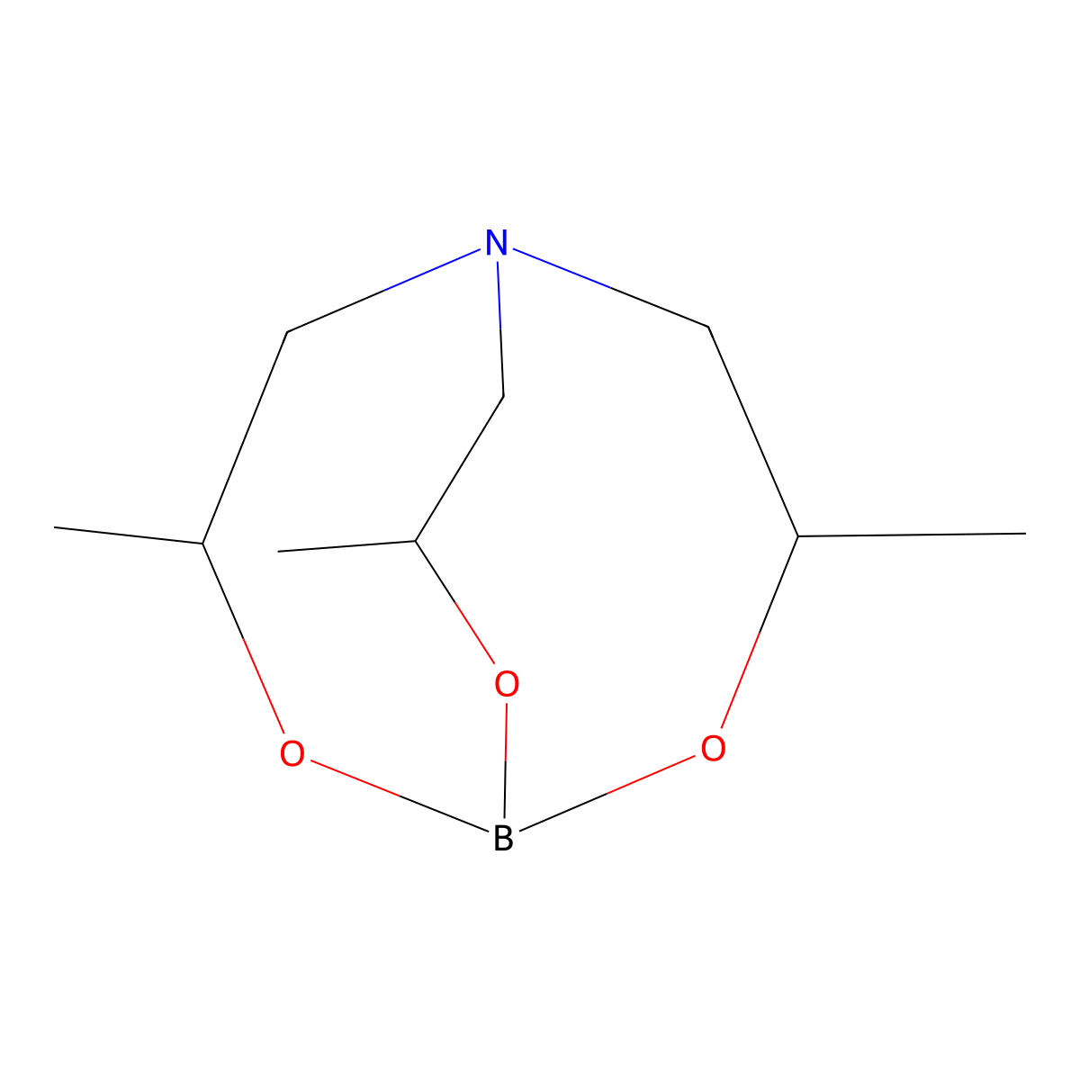 Triisopropanolamine Borate molecular structure, CAS 101-00-8