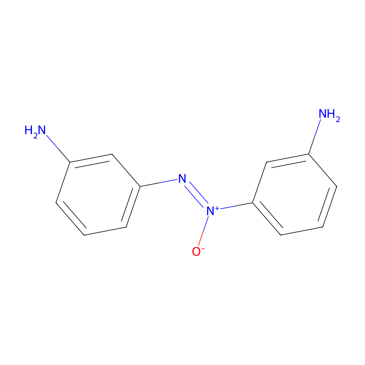 Azoxyaniline molecular structure, CAS 101-13-3