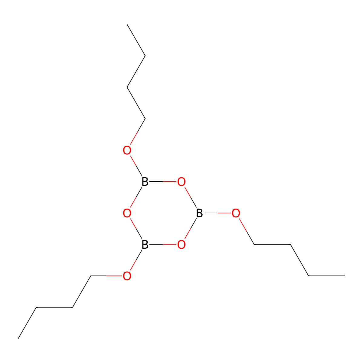 Tributoxyboroxin molecular structure, CAS 101-36-0