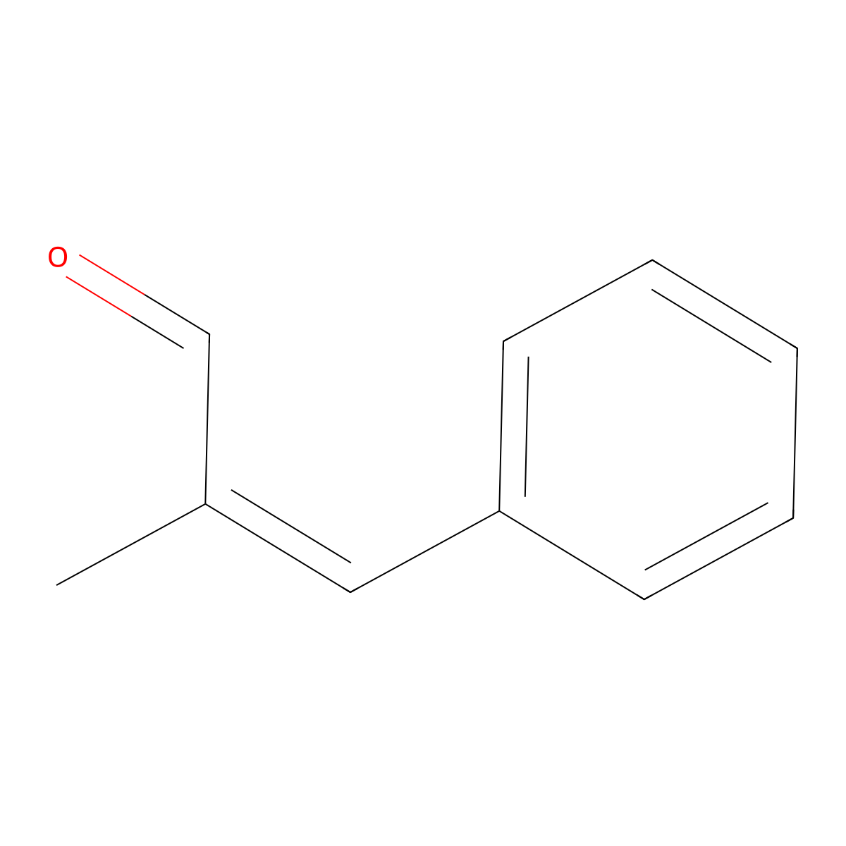 alpha-METHYLCINNAMALDEHYDE molecular structure, CAS 101-39-3