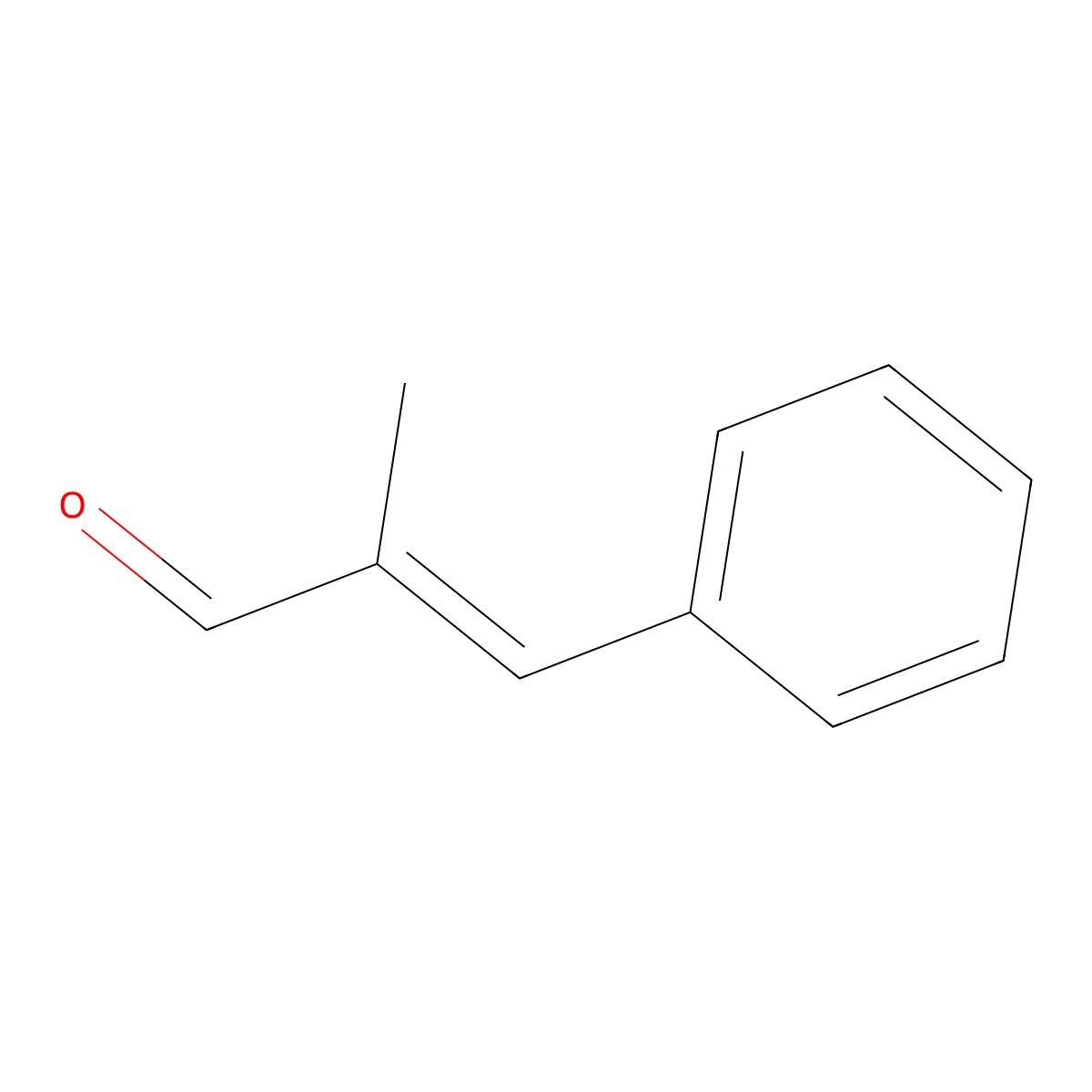 alpha-METHYLCINNAMALDEHYDE molecular structure, CAS 101-39-3