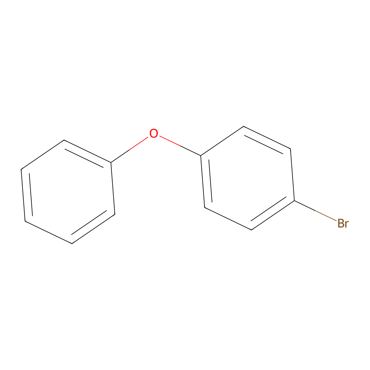 4-Bromodiphenyl Ether molecular structure, CAS 101-55-3