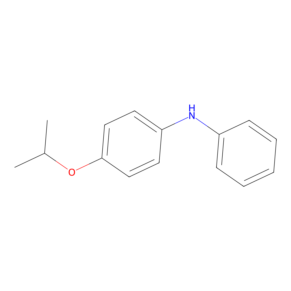 4-Isopropoxydiphenylamine molecular structure, CAS 101-73-5