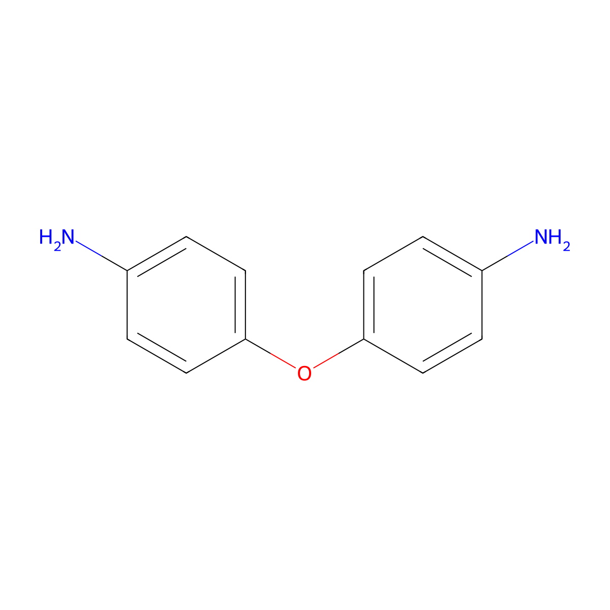 4,4'-Diaminodiphenyl Ether molecular structure, CAS 101-80-4