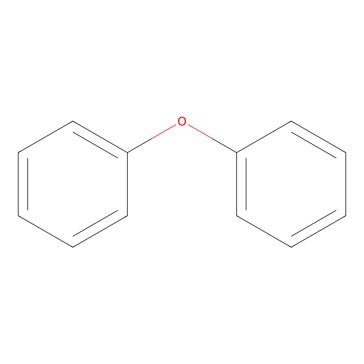 Diphenyl Ether molecular structure, CAS 101-84-8