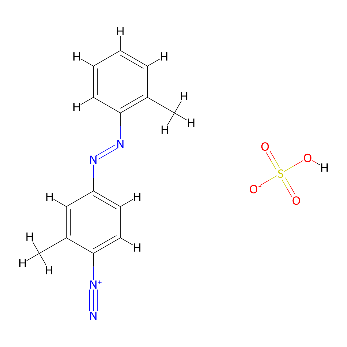 garnet gbc salt molecular structure, CAS 101-89-3