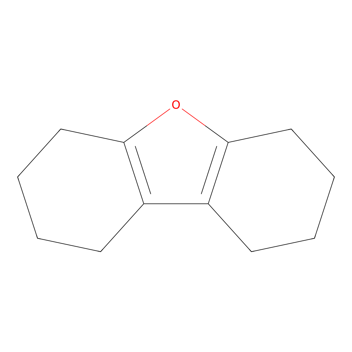 Dibenzofuran, 1,2,3,4,6,7,8,9-octahydro- molecular structure, CAS 1010-77-1