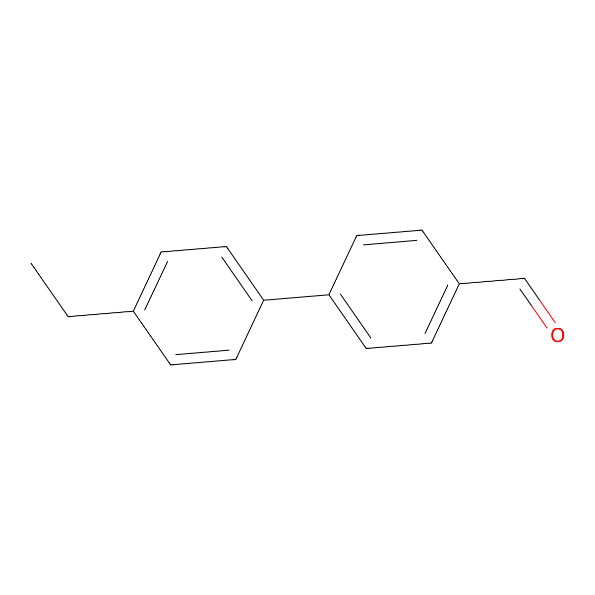 4-(4-Ethylphenyl)benzaldehyde molecular structure, CAS 101002-44-2