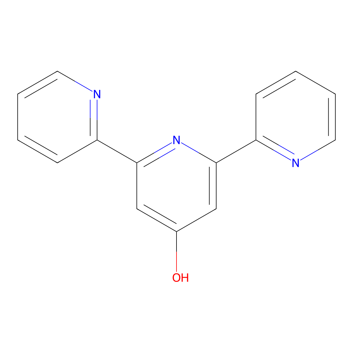 [2,2':6',2''-Terpyridin]-4'-ol molecular structure, CAS 101003-65-0