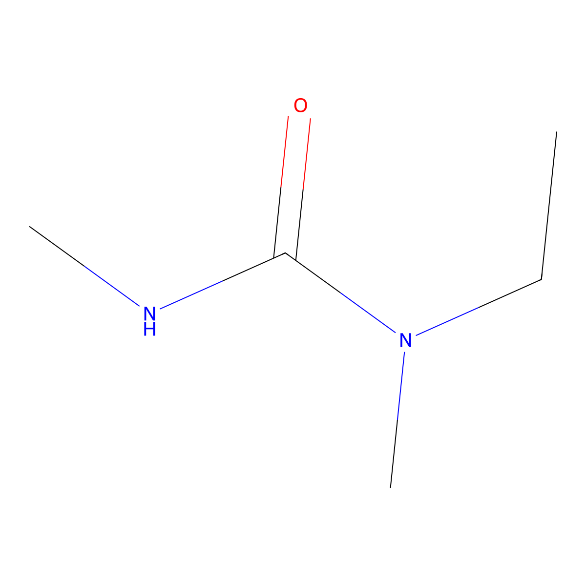 1-Ethyl-1,3-dimethylurea molecular structure, CAS 101003-79-6