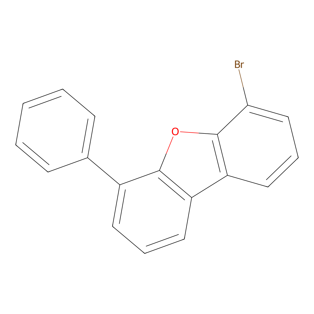 4-Bromo-6-phenyldibenzo[b,d]furan molecular structure, CAS 1010068-84-4