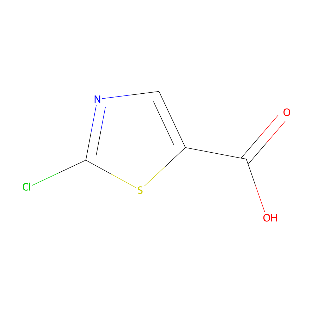 2-Chloro-thiazole-5-carboxylic acid molecular structure, CAS 101012-12-8