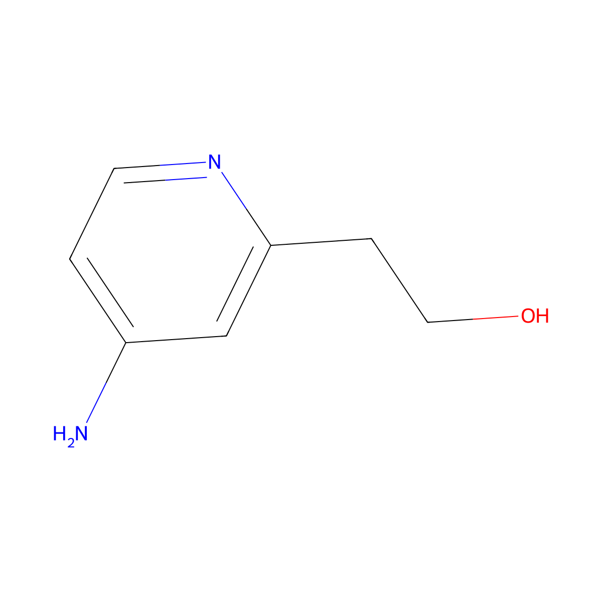 2-(4-Aminopyridin-2-yl)ethanol molecular structure, CAS 101012-38-8