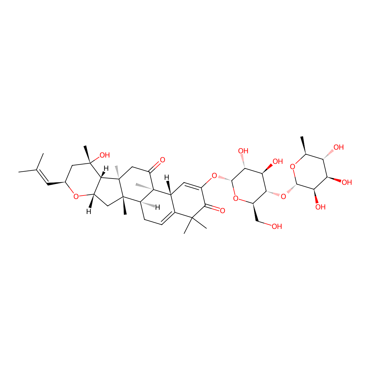 Deoxocucurbitoside B molecular structure, CAS 101021-06-1