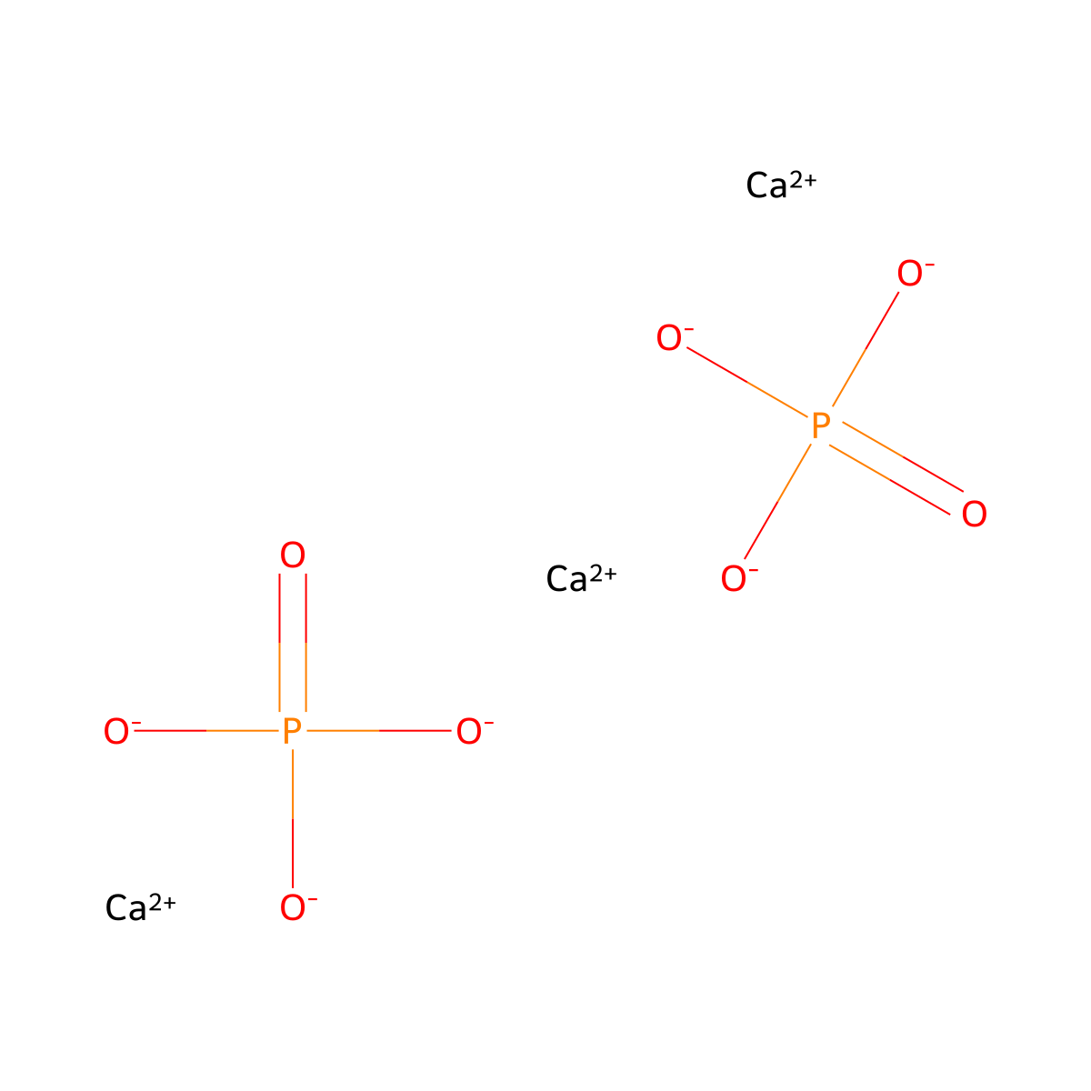 Tricalcium Phosphate molecular structure, CAS 10103-46-5