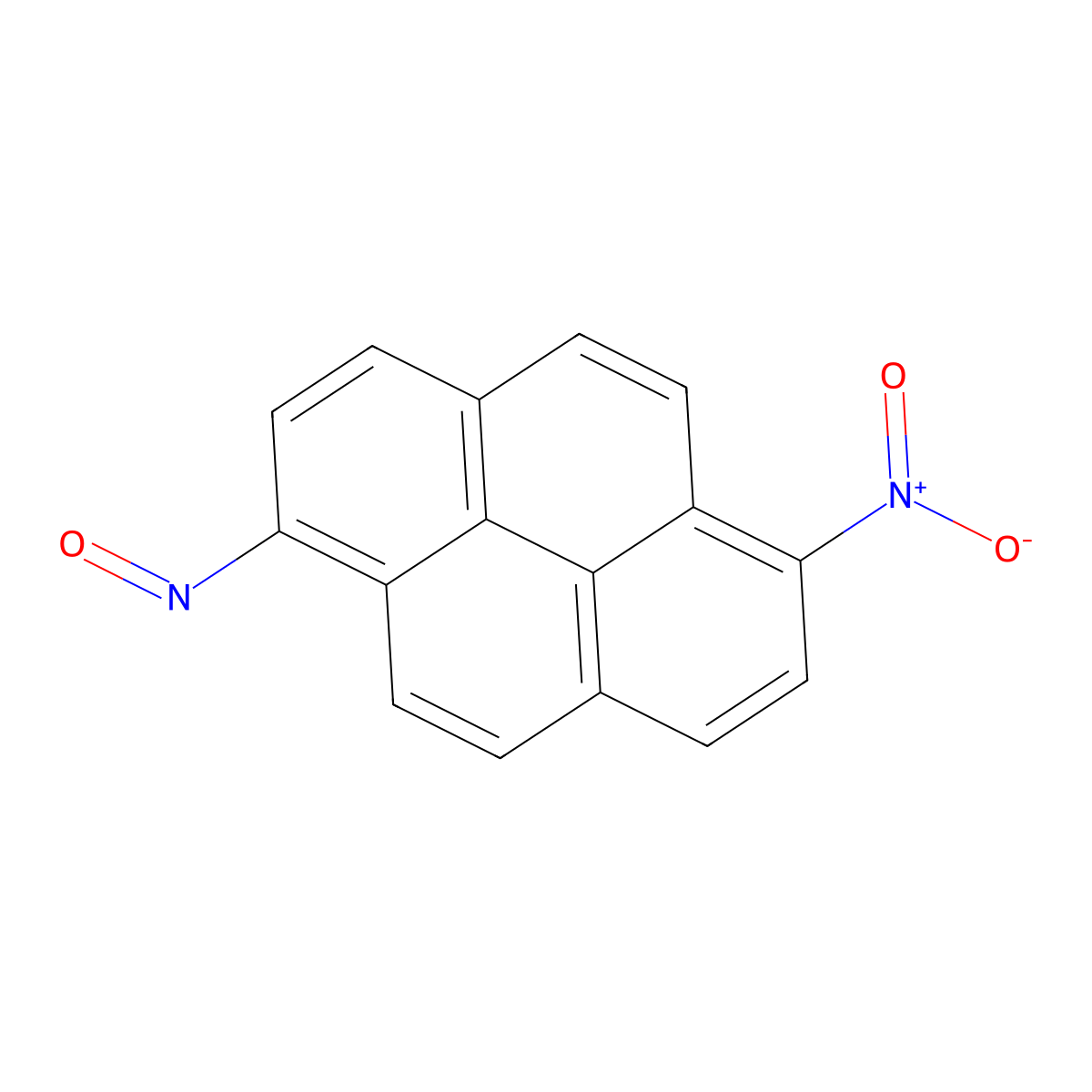 1-Nitro-6-nitrosopyrene molecular structure, CAS 101043-65-6