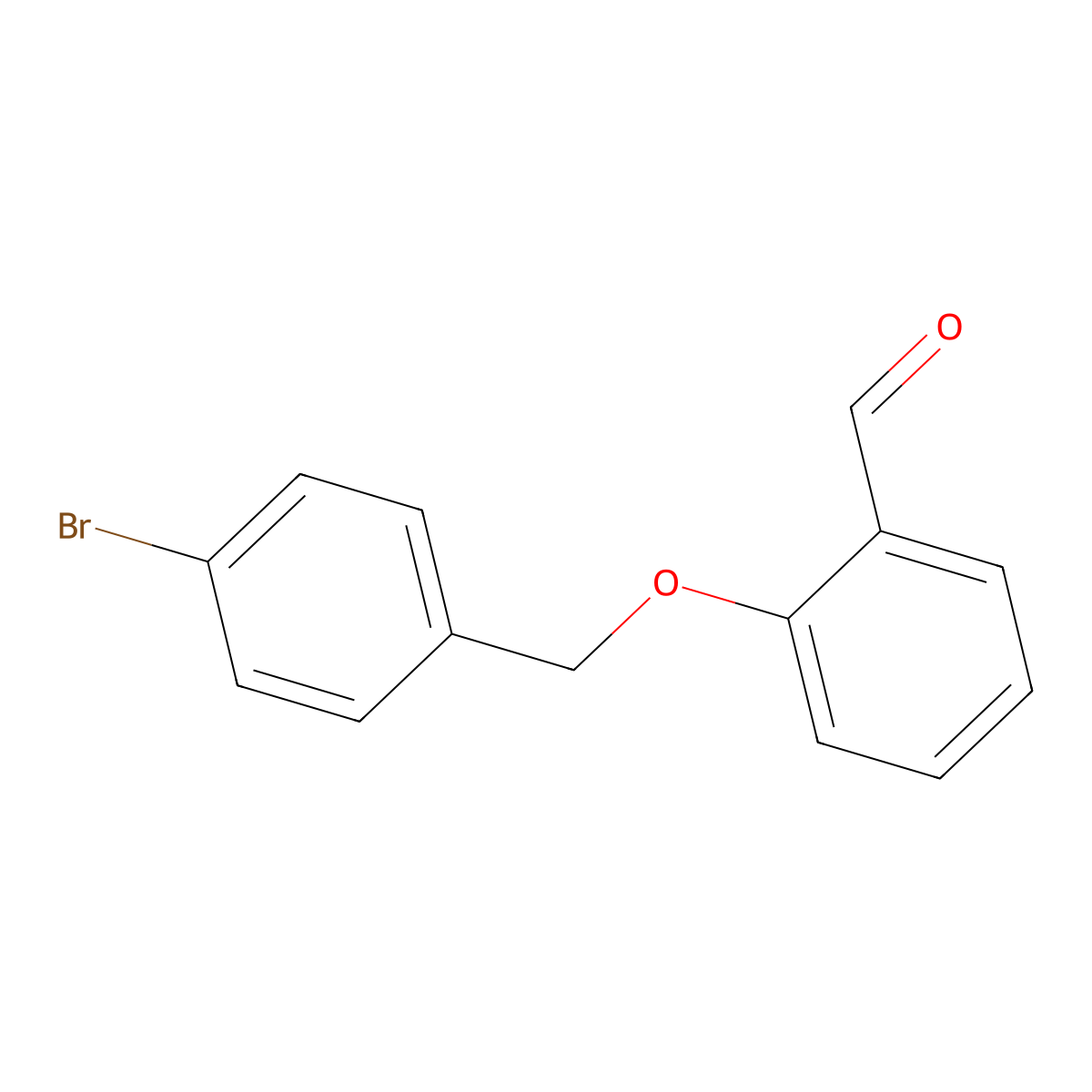 2-[(4-Bromobenzyl)oxy]benzaldehyde molecular structure, CAS 101046-14-4