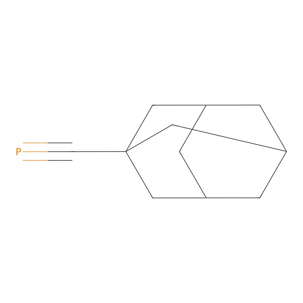 1-Adamantylphosphaethyne molecular structure, CAS 101055-70-3