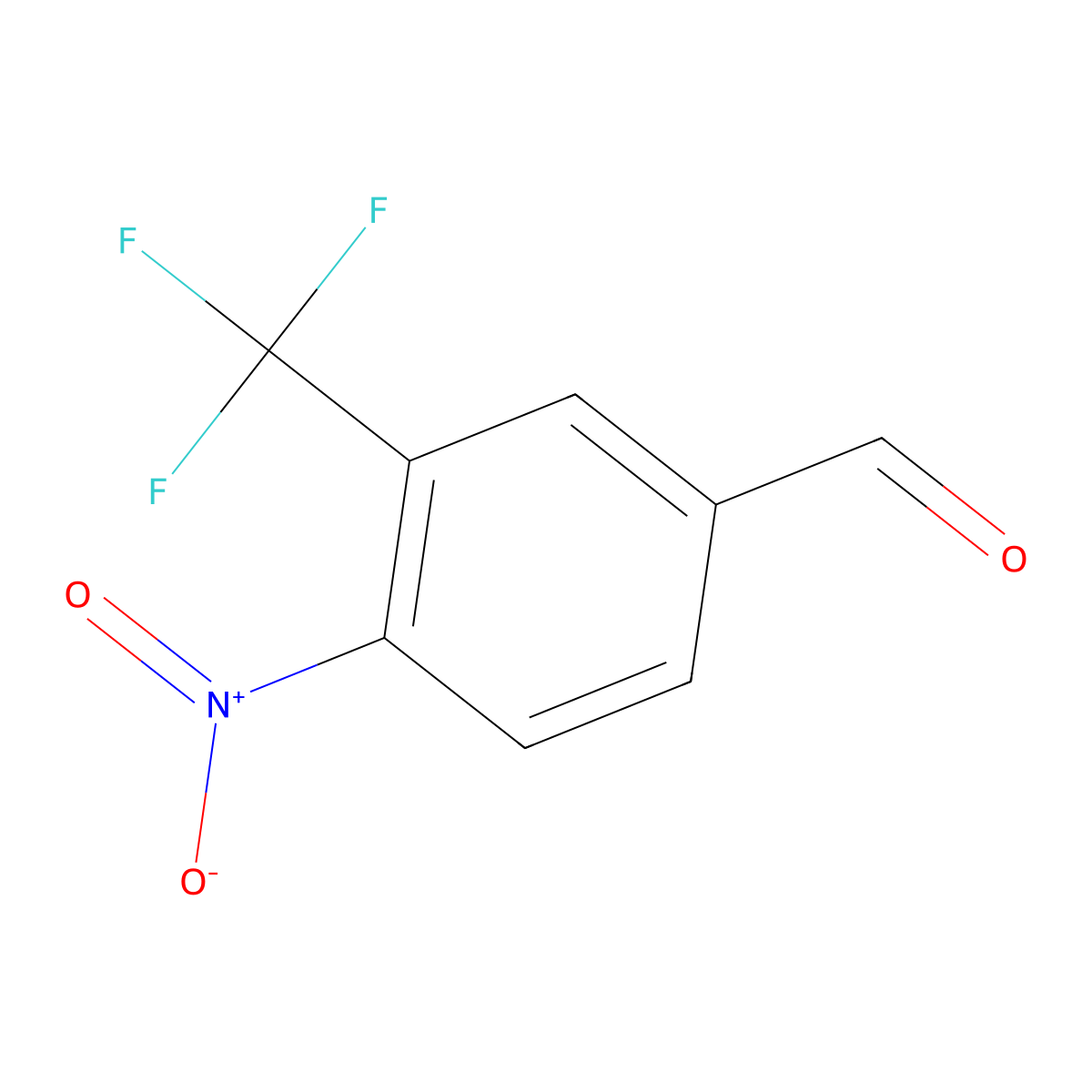 4-Nitro-3-(trifluoromethyl)benzaldehyde molecular structure, CAS 101066-57-3
