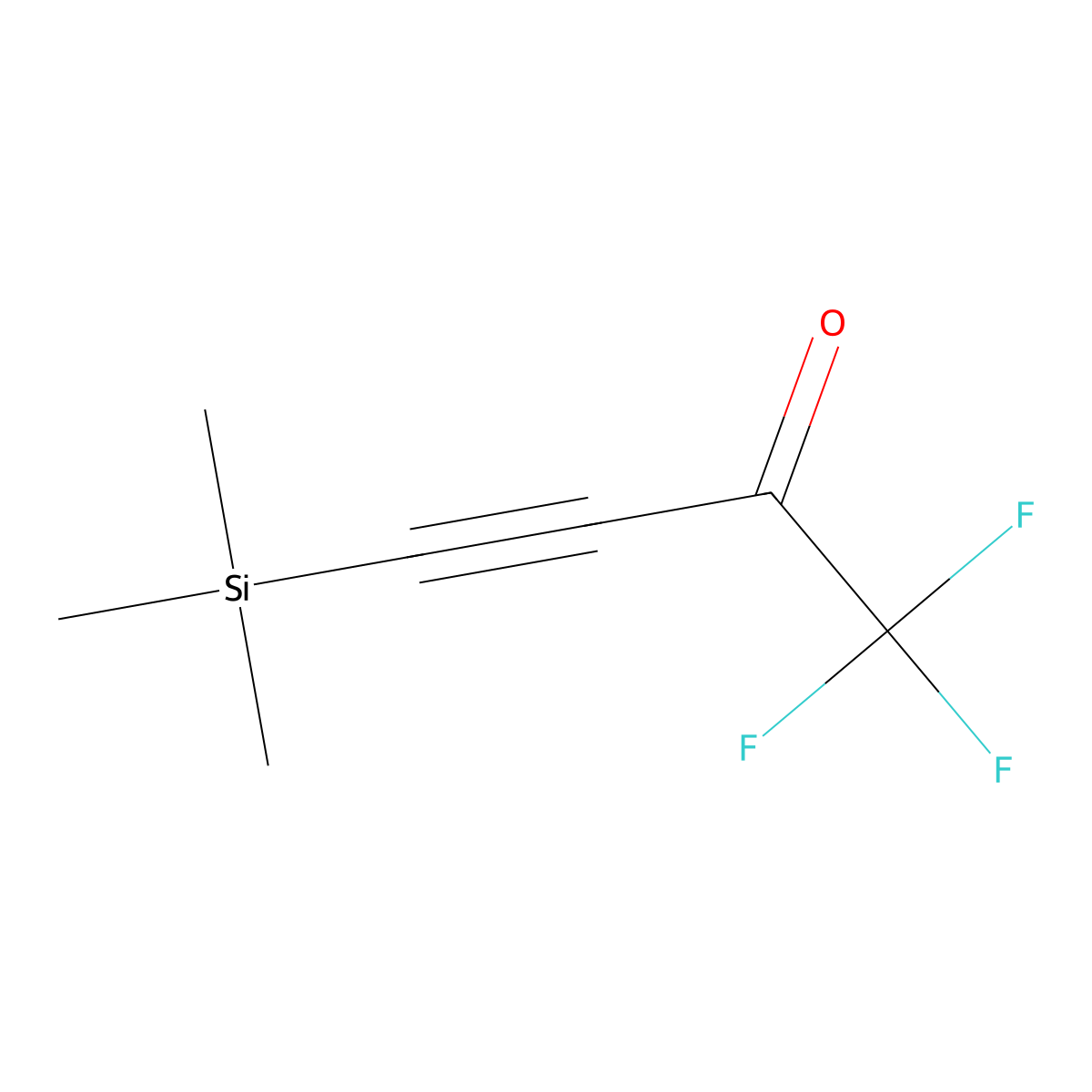 1,1,1-Trifluoro-4-(trimethylsilyl)but-3-YN-2-one molecular structure, CAS 101066-62-0